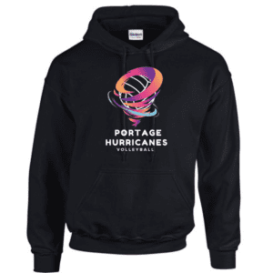 G185 Gildan Heavy Blend 8 oz., 50/50 Hooded Sweatshirt - Black