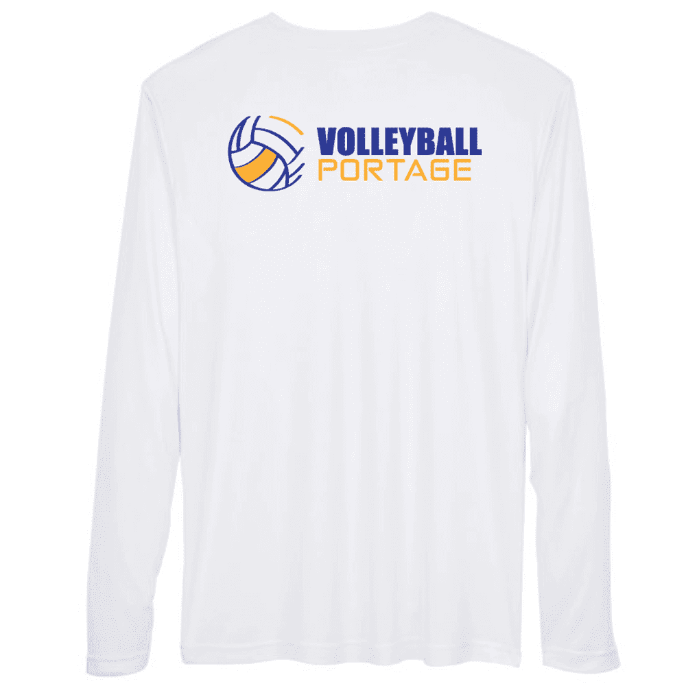 TT11L Team 365 Performance Long Sleeve Shirt - White - Image 2