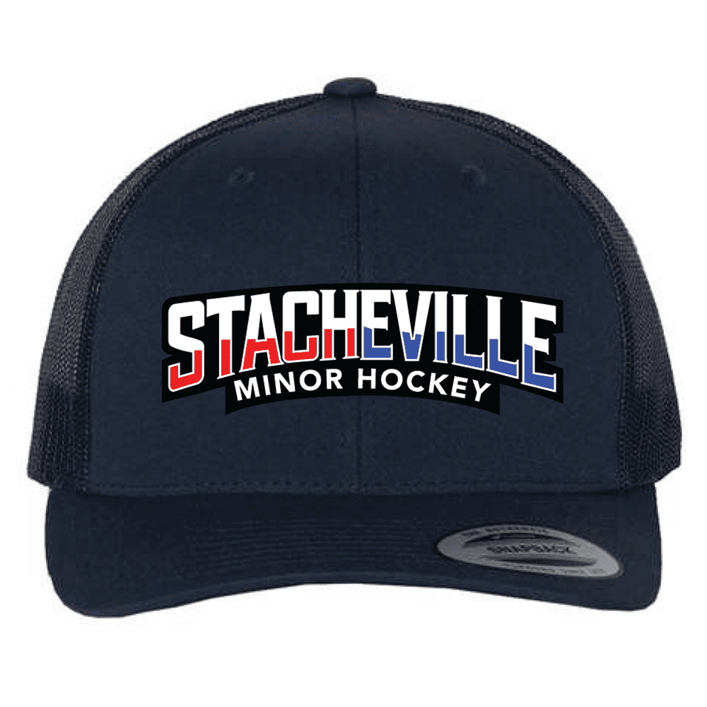 6606 Yupoong Adult Retro Trucker Cap - Navy