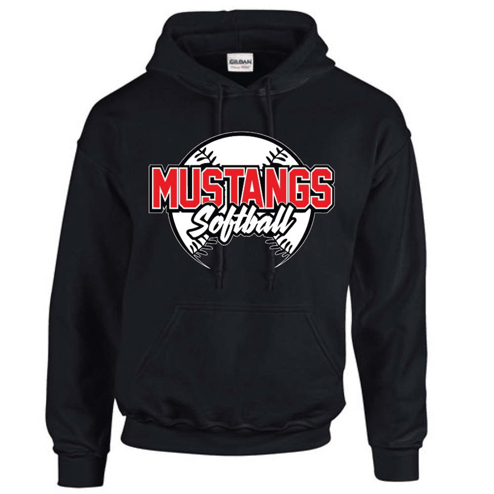 G185 Gildan Heavy Blend 8 oz., 50/50 Hooded Sweatshirt - Black