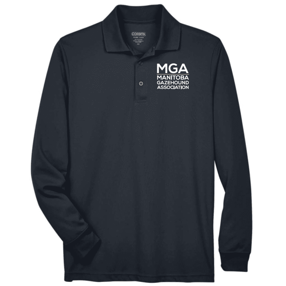 88192 Core365 Men's Pinnacle Performance Long Sleeve Polo - Carbon