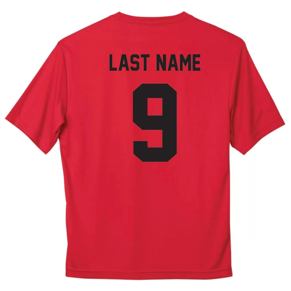 S350 Red Portage Hurricanes Boys Back