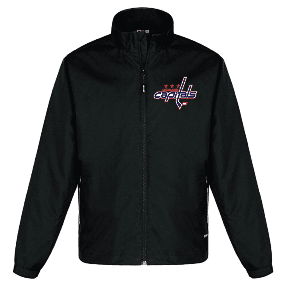 4170 Athletic Mesh Lined Track Jacket - Black