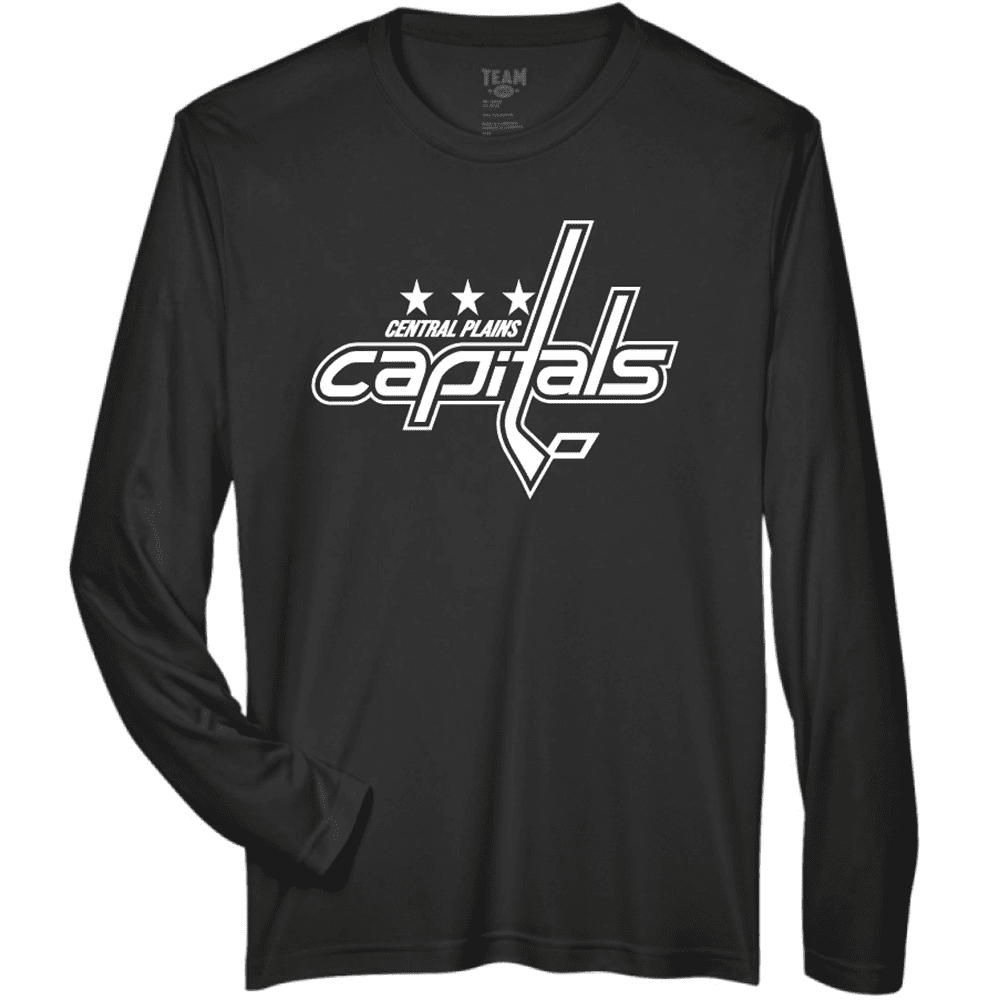 TT11LS Team 365 Performance Long Sleeve Shirt - Black