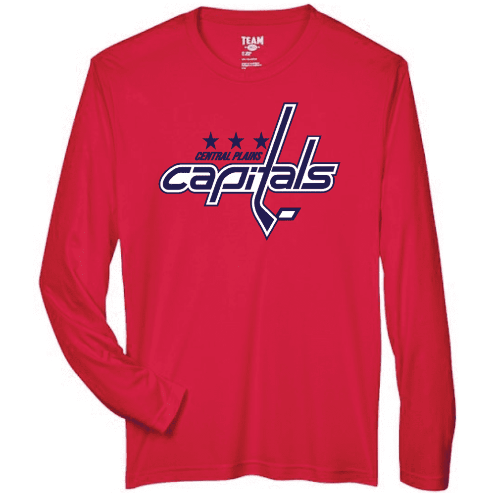 TT11LS Team 365 Performance Long Sleeve Shirt - Sport Red