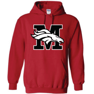 G185 Gildan Heavy Blend 8 oz., 50/50 Hooded Sweatshirt - Red